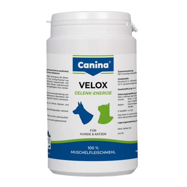 Canina Velox Gelenk Energy pulveris locītavām suņiem un kaķiem 150 g